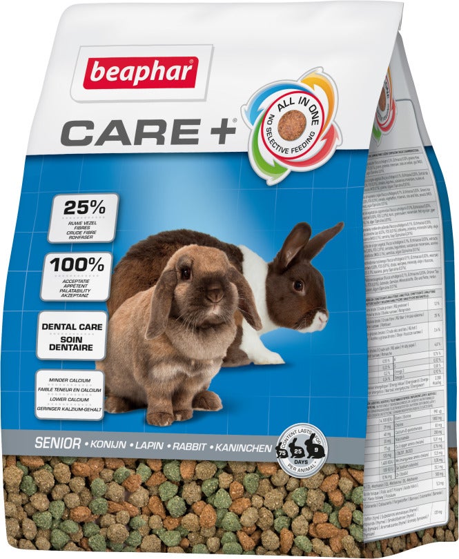 Beaphar konijnenvoer Care+ senior 1,5 kg