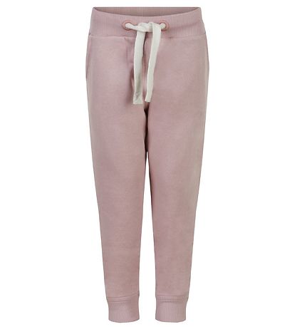 Minymo Jogginghosen - 2er-Pack - Violet Ice/Elfenbein