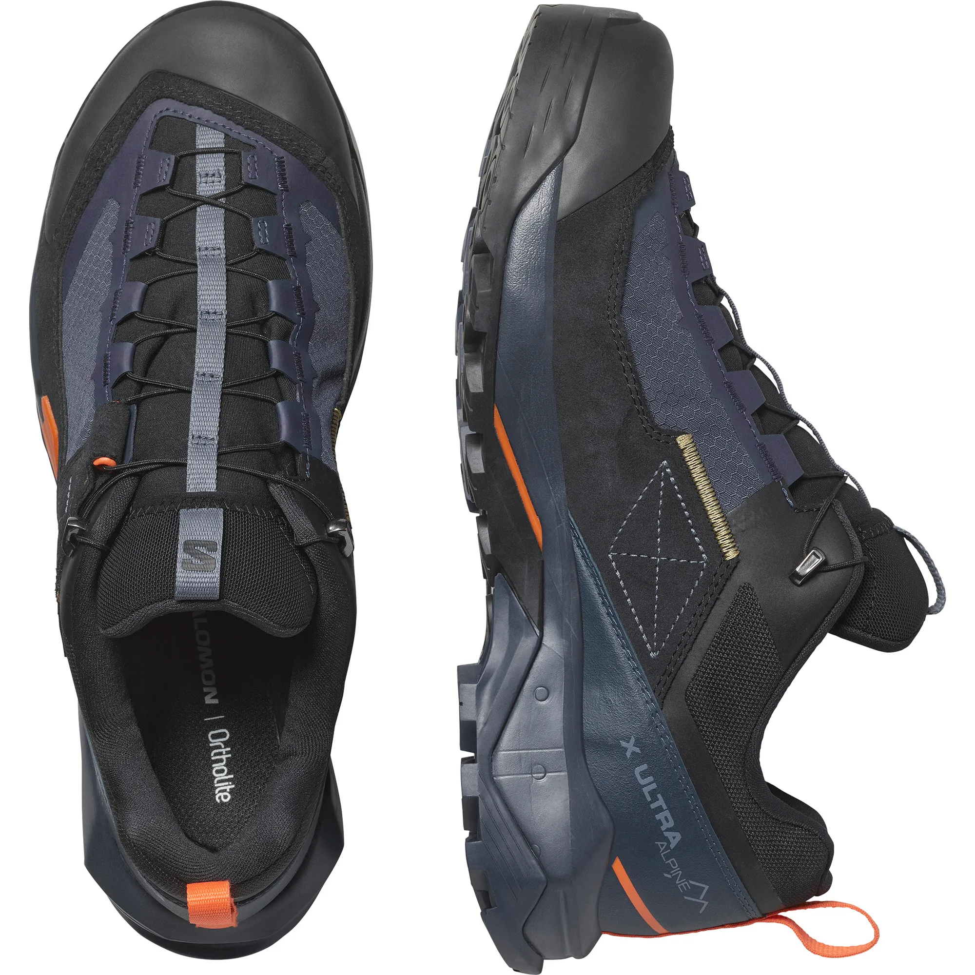 Salomon Men's X Ultra Alpine GORE-TEX Blue Nights/Black/Red Orange