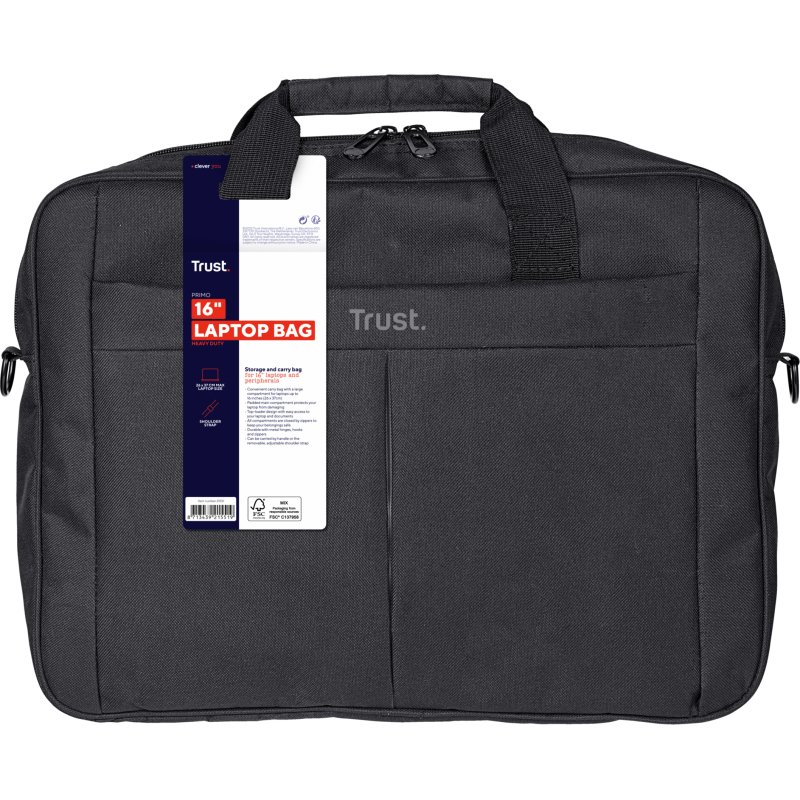 Trust Primo Sacoche de transport Primo pour ordinateur portable 16”