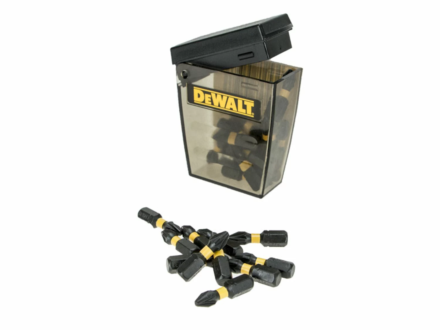 DeWALT DT70556T Pz2 Extreme Impact Torsion Bit Set in Tic Tac dispenser - 25mm (25st)