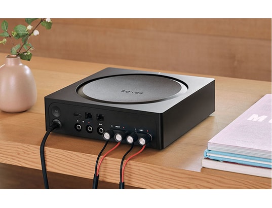 SONOS - Contrôle sans fil amplificateur Amp + 2 paires de Outdoor Sonos Blanc
