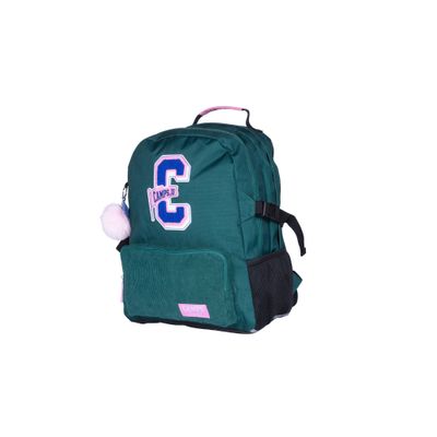 Sac à dos Camps Corduroy - 2 compartiments - velours vert - Kid'Abord