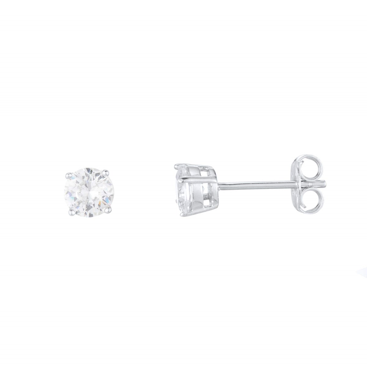 Boucles Puces Argent 925 rhodié
