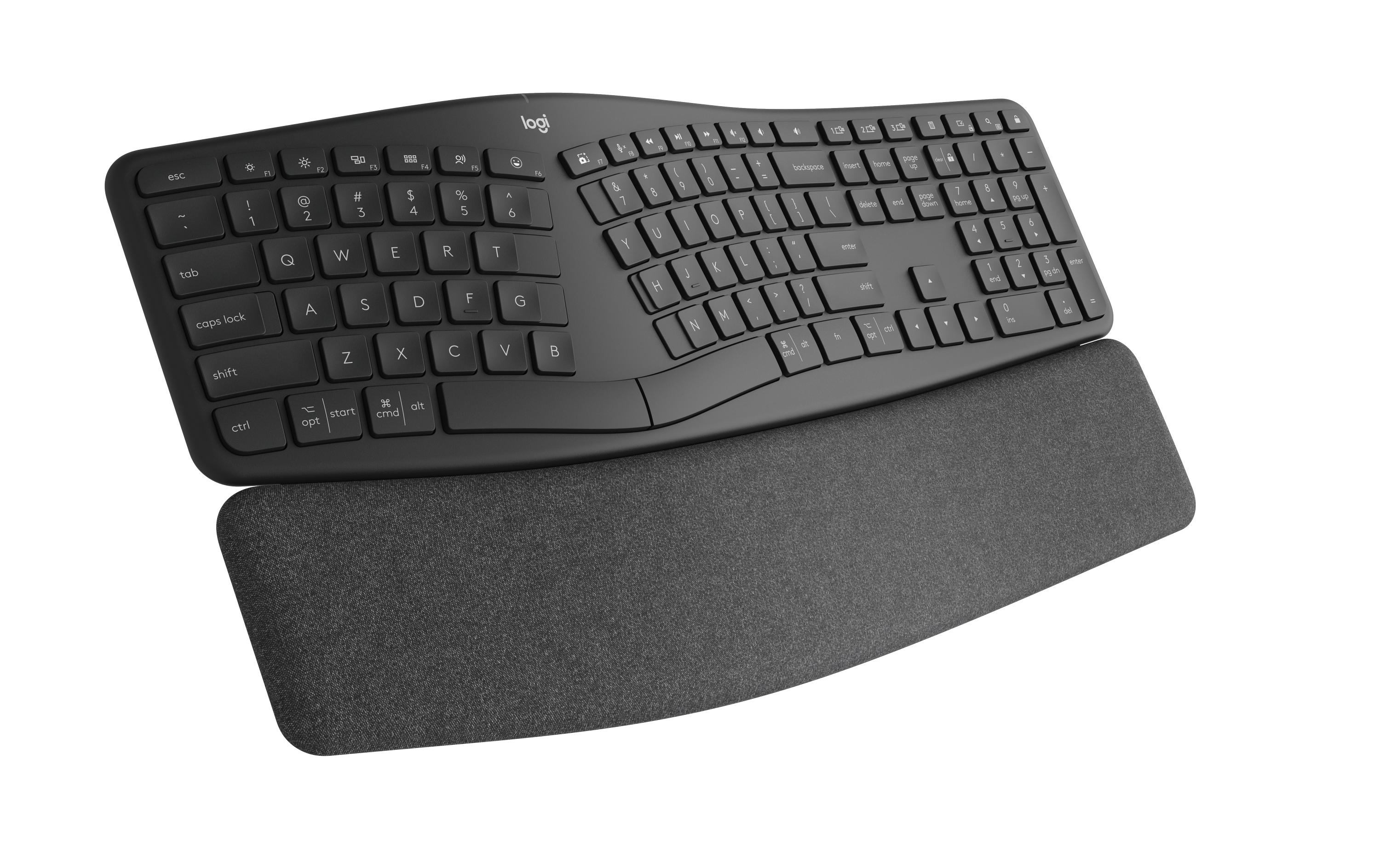 Tastatur K860 for Business<br>Ergonomische und kabellose Tastatur mit Logi Bolt Empfänger