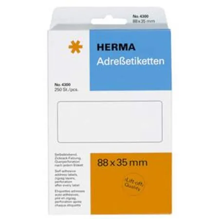 HERMA Adress-Etiketten, endlos leporello gefalzt