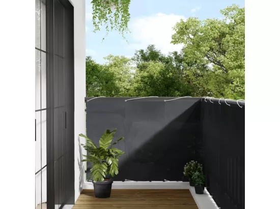Écran de balcon anthracite 120x700 cm 100% polyester oxford