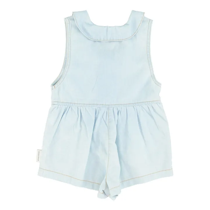 Piupiuchick Combishort Col Claudine Chambray | Bleu Clair