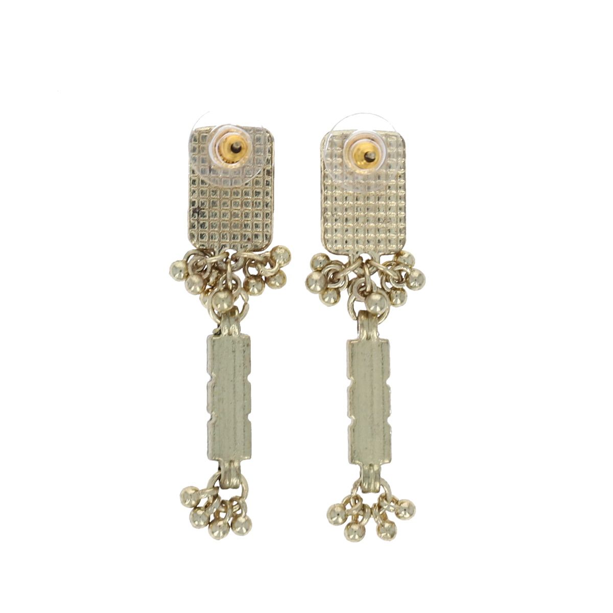 Boucles d'oreilles Indiennes Meera - Mariage Indien Pondie Chérie