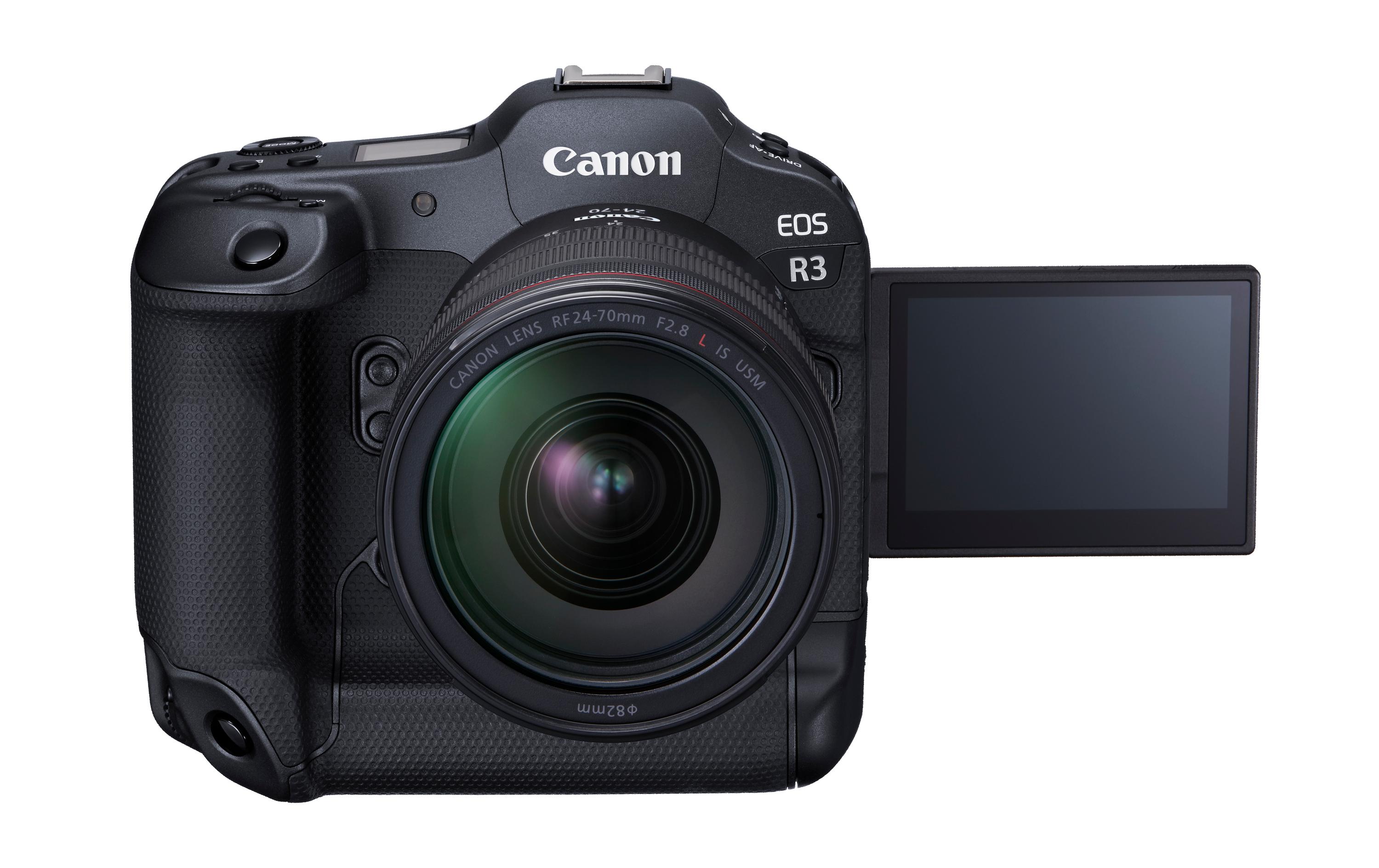 Fotokamera EOS R3 Kit 24-70<br>Blitzschnelle Systemkamera mit zusätzlichem Objektiv