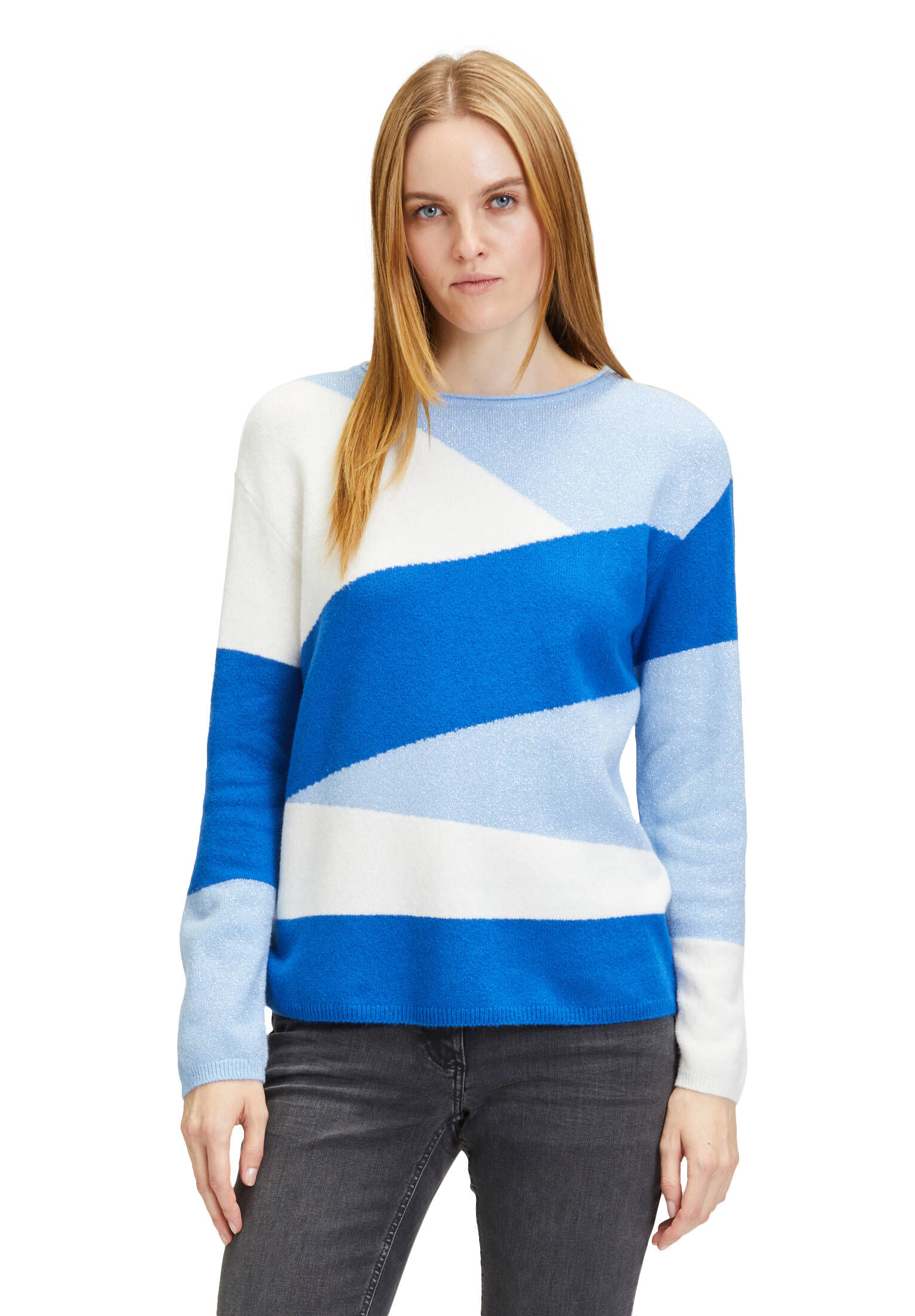 Betty Barclay| Damen Feinstrickpullover mit Color Blocking