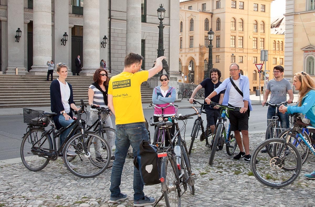 Stadtführung mit Fahrrad für 6 München