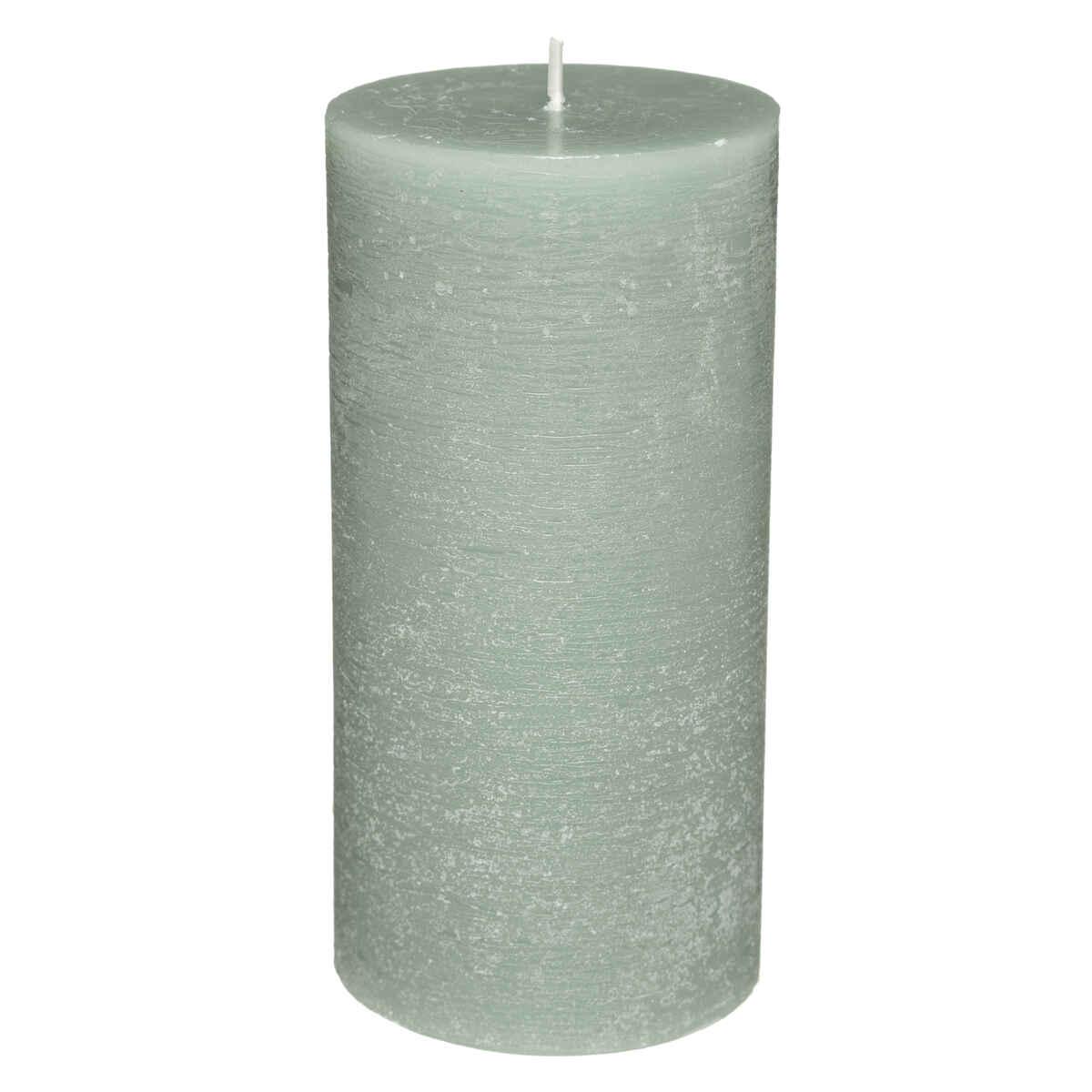 BOUGIE RONDE RUSTIC EUCALYPTUS 6.8X14CM
