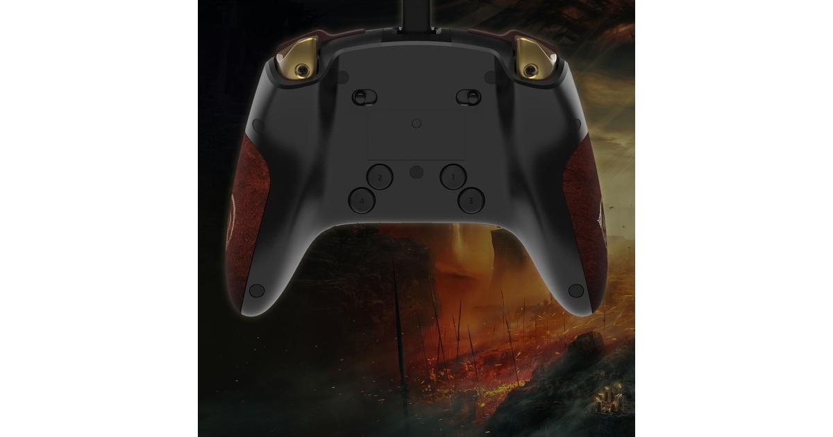 ThrustmasterESWAP X2 PRO ELDEN RING Shadow of the Erdtree Edition Modulaire Gamepad  (Zwart/goud, Xbox Series X|S, PC)