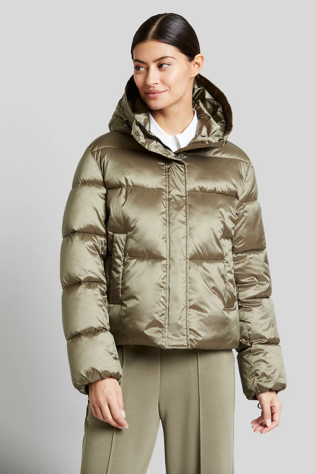 bugatti Langjacke mit Kapuze mit grosser Kapuze