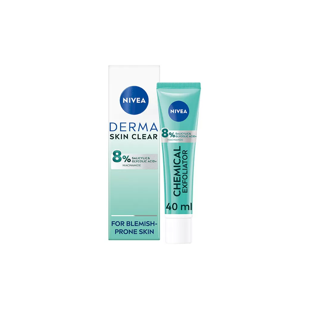 Nivea Derma Skin Clear Night Exfoliator - 40 ml.