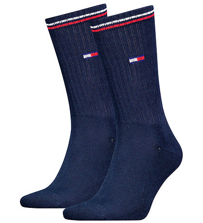 Tommy Hilfiger Socken - Flagge - 2er-Pack - Dark Navy
