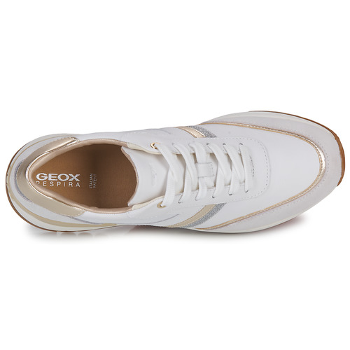 Geox - D DESYA - Blanc / Beige / Doré