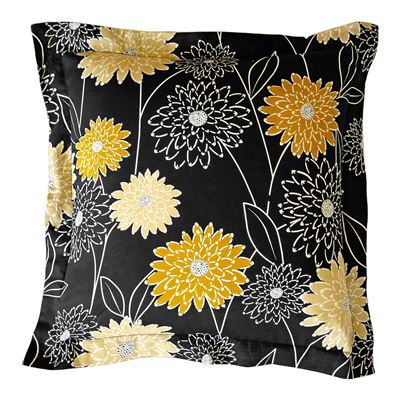 Linge de lit motif fleurs - BECQUET CRÉATION
