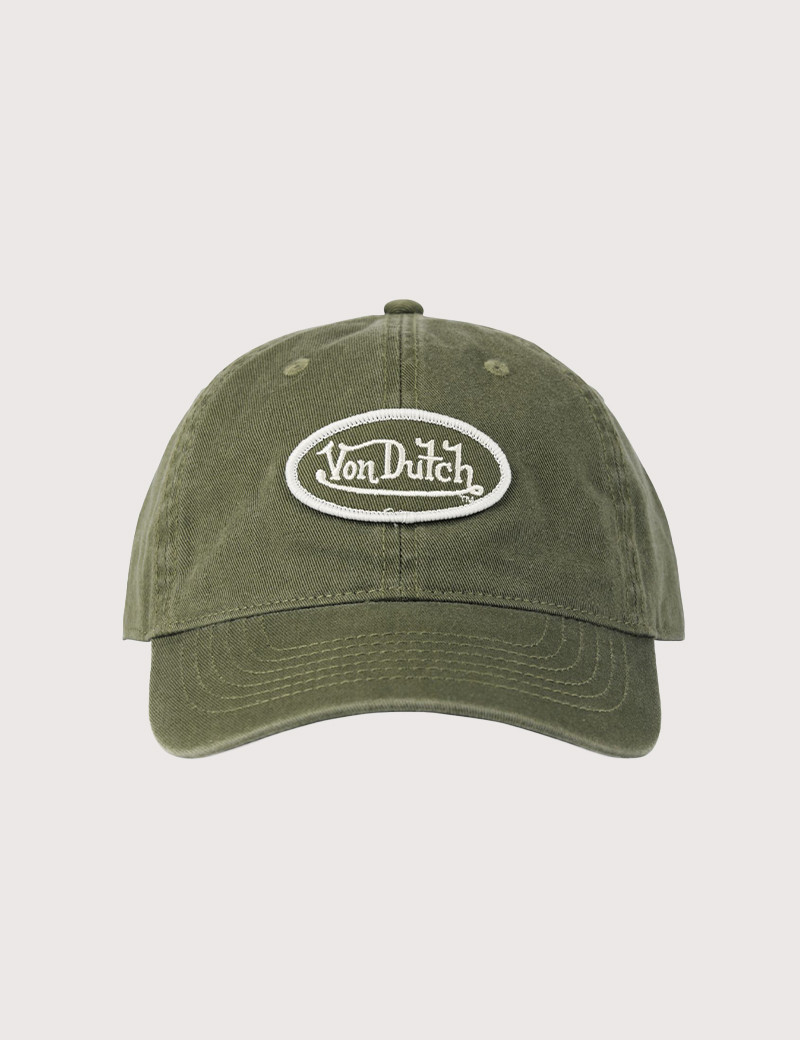 VON DUTCH CASQUETTE TRUCKER EFFET SUÈDE KAKI
