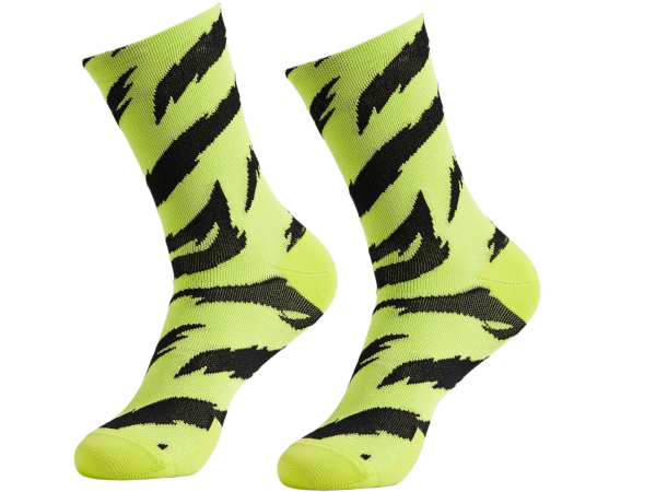 Specialized Soft Air Landevejsstrømper, Hyper Green Lightning