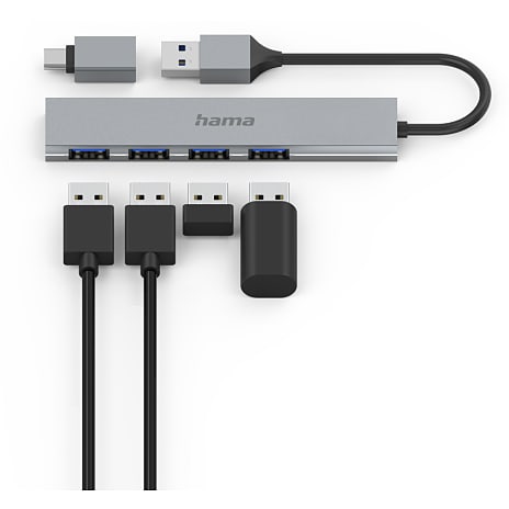 Hama usb hub x4 usb 3.2g 1,5gb