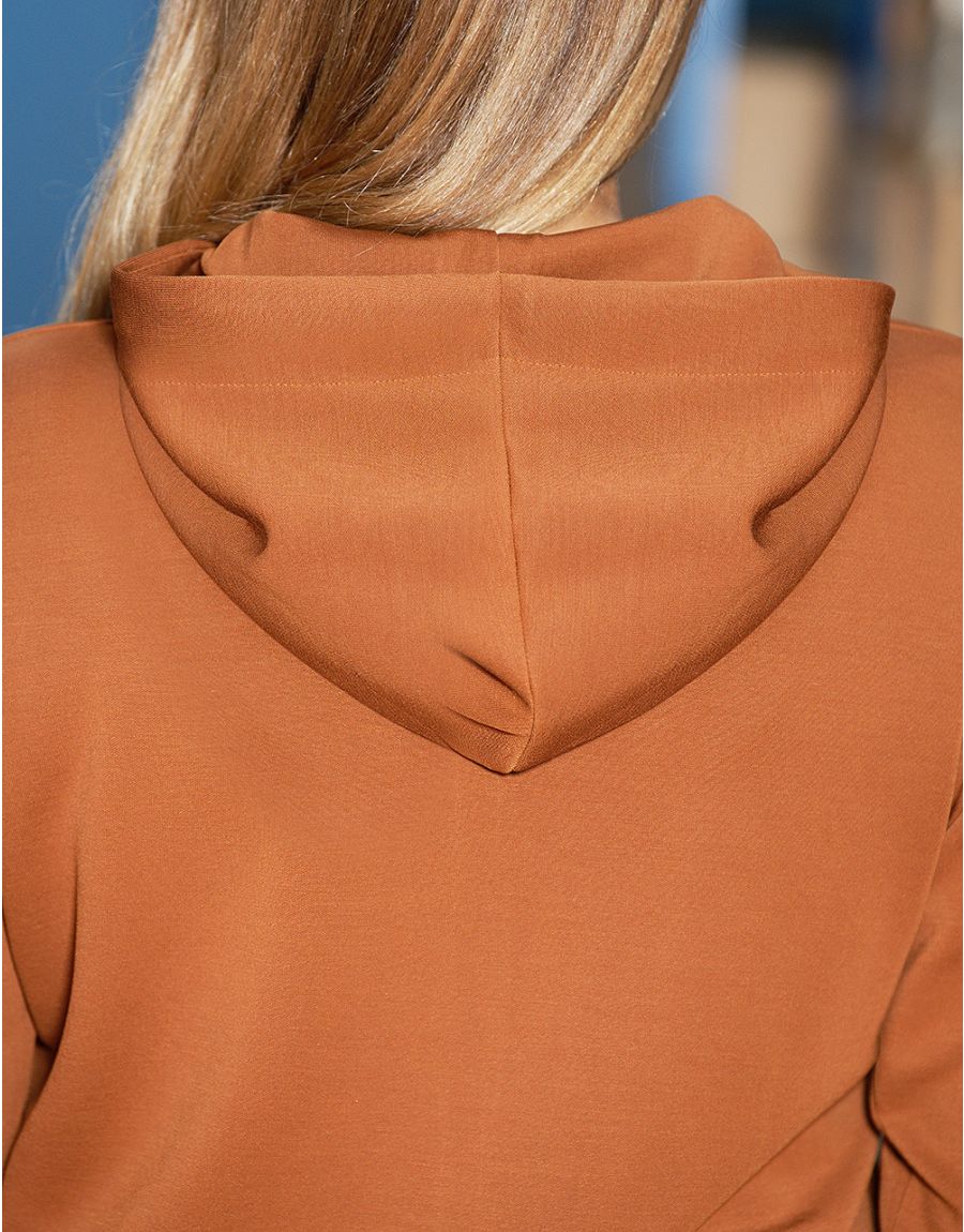Veste zippée camel