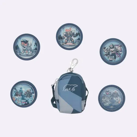 Beckmann Mini Rucksack mit Buttons, Tiger Race