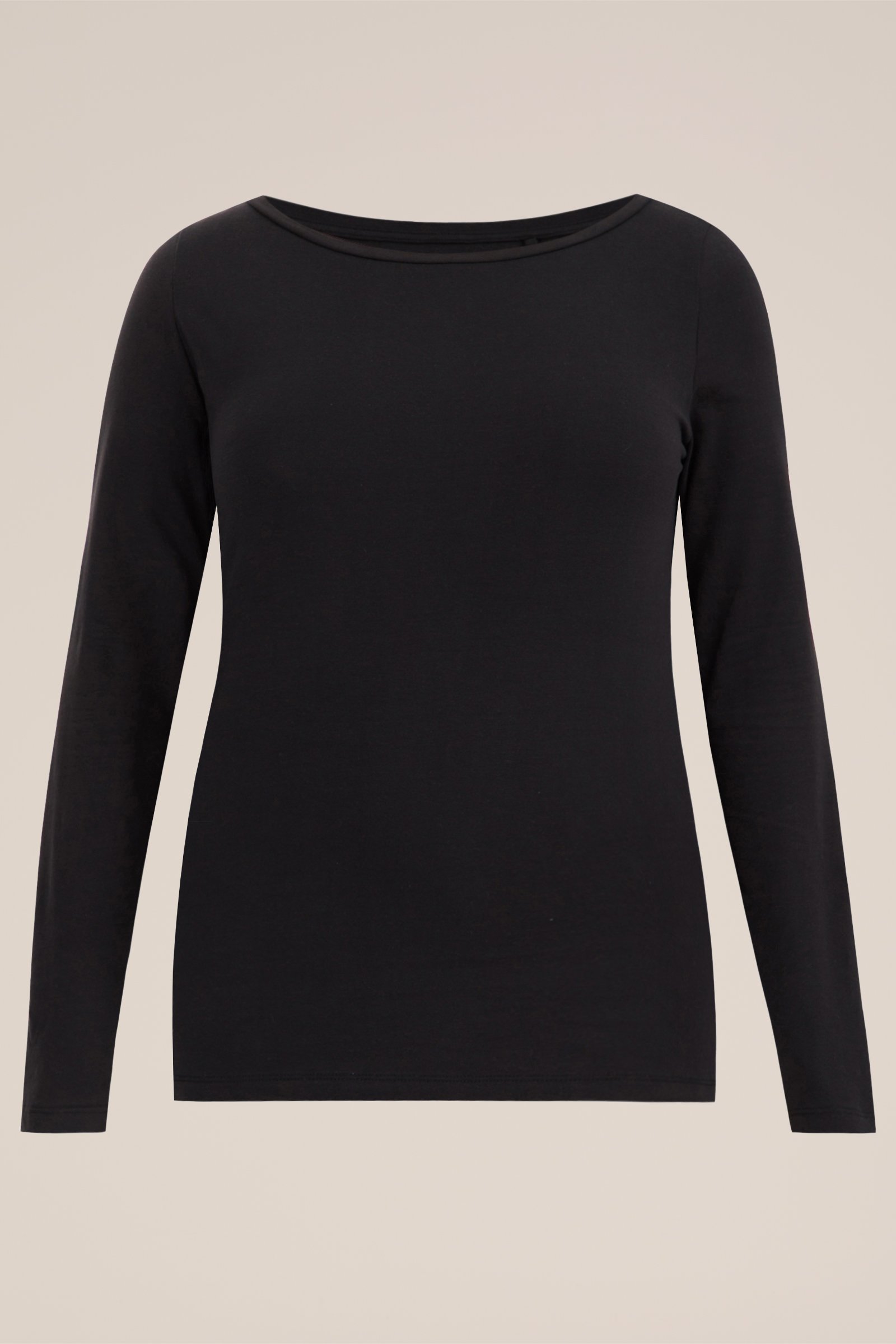 T-shirt - Curve WE Fashion Zwart