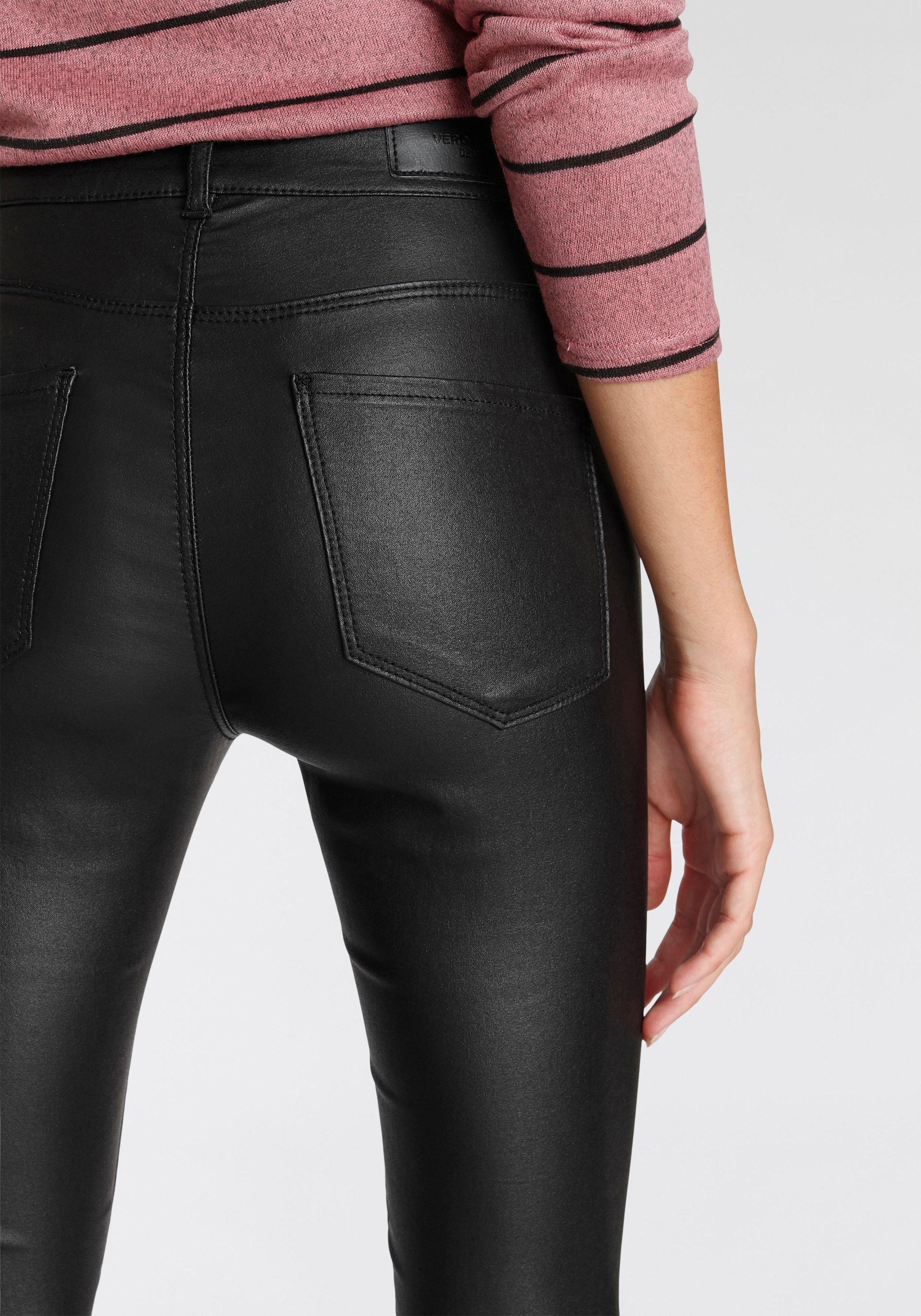 Vero Moda Stretch-Hose »VMSEVEN COATED«
