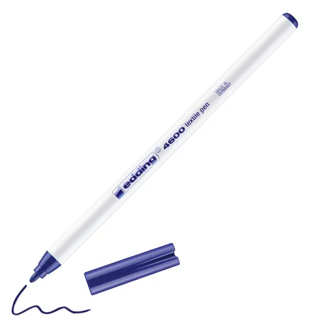 edding 4600 Textilpen, 1mm, blau