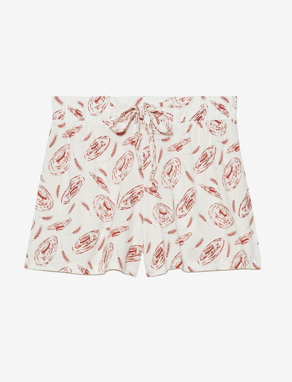 Short - canotier ivoire