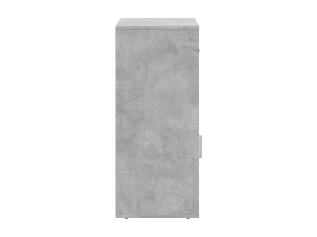 Armoire de rangement gris béton 56,5x39x90 cm bois d'ingénierie