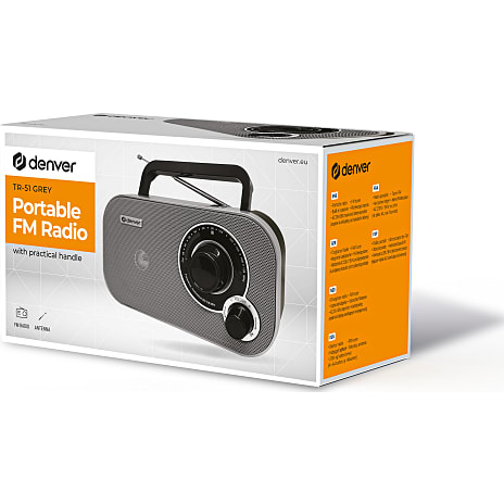 Denver TR-51GR FM RADIO GRÅ