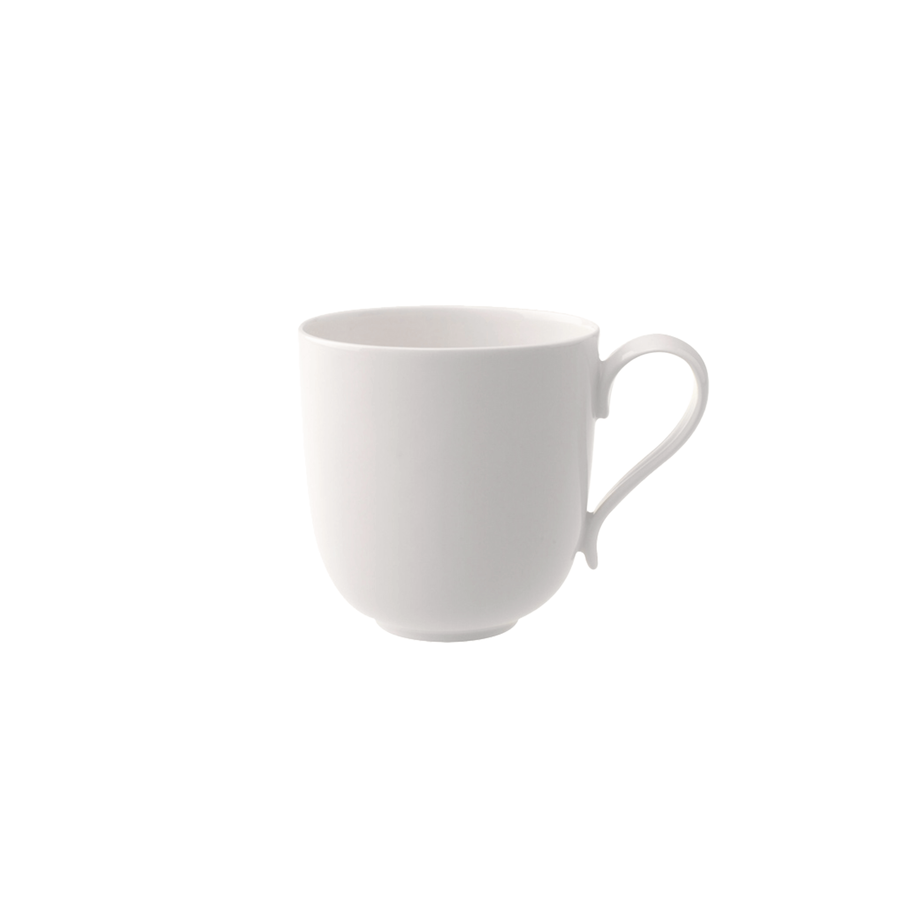 New Cottage Mug White, 8.8 oz, Premium Porcelain