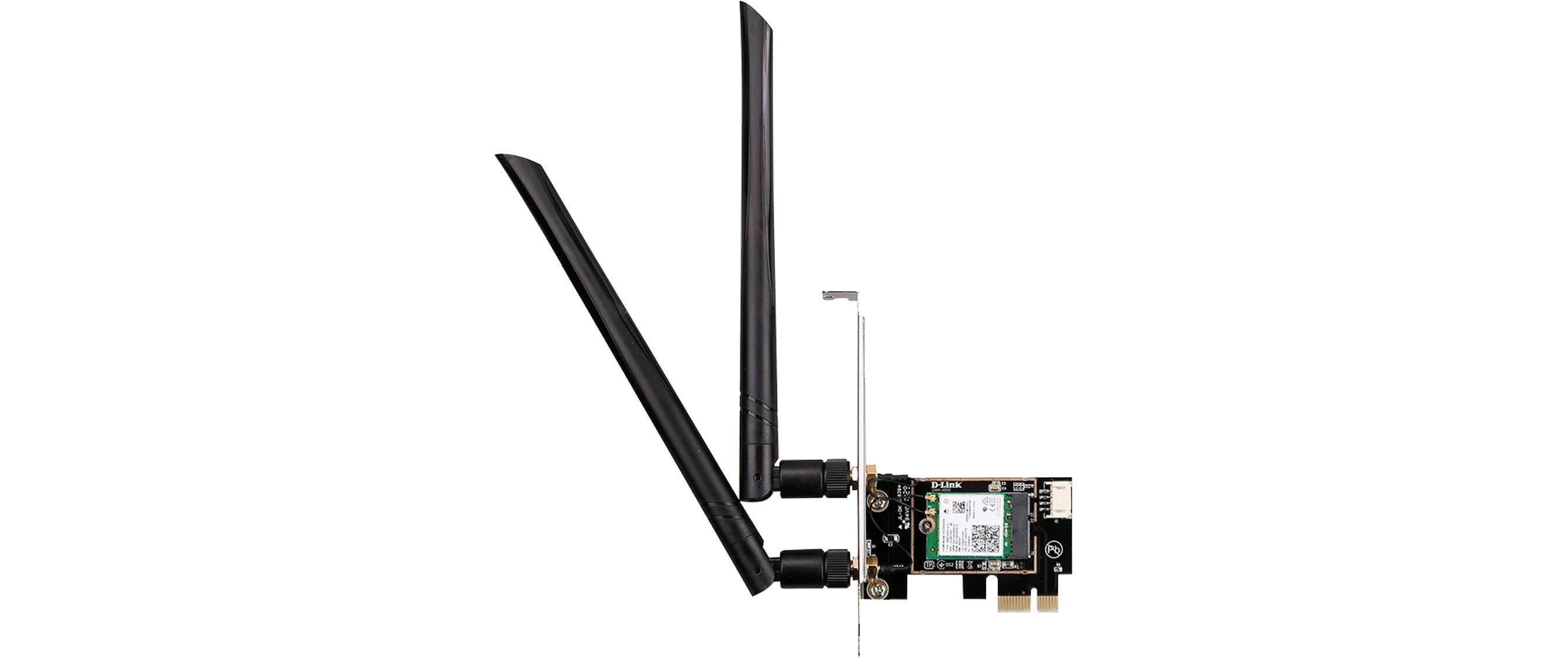 WLAN-AC PCIe Adapter DWA-X582 mit Bluetooth 5.0AX3000 Wi-Fi 6 PCIe Adapter mit Bluetooth 5.0 DWA-X582