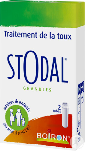 Boiron Stodal Traitement De La Toux Avec Granules 2 Tubes