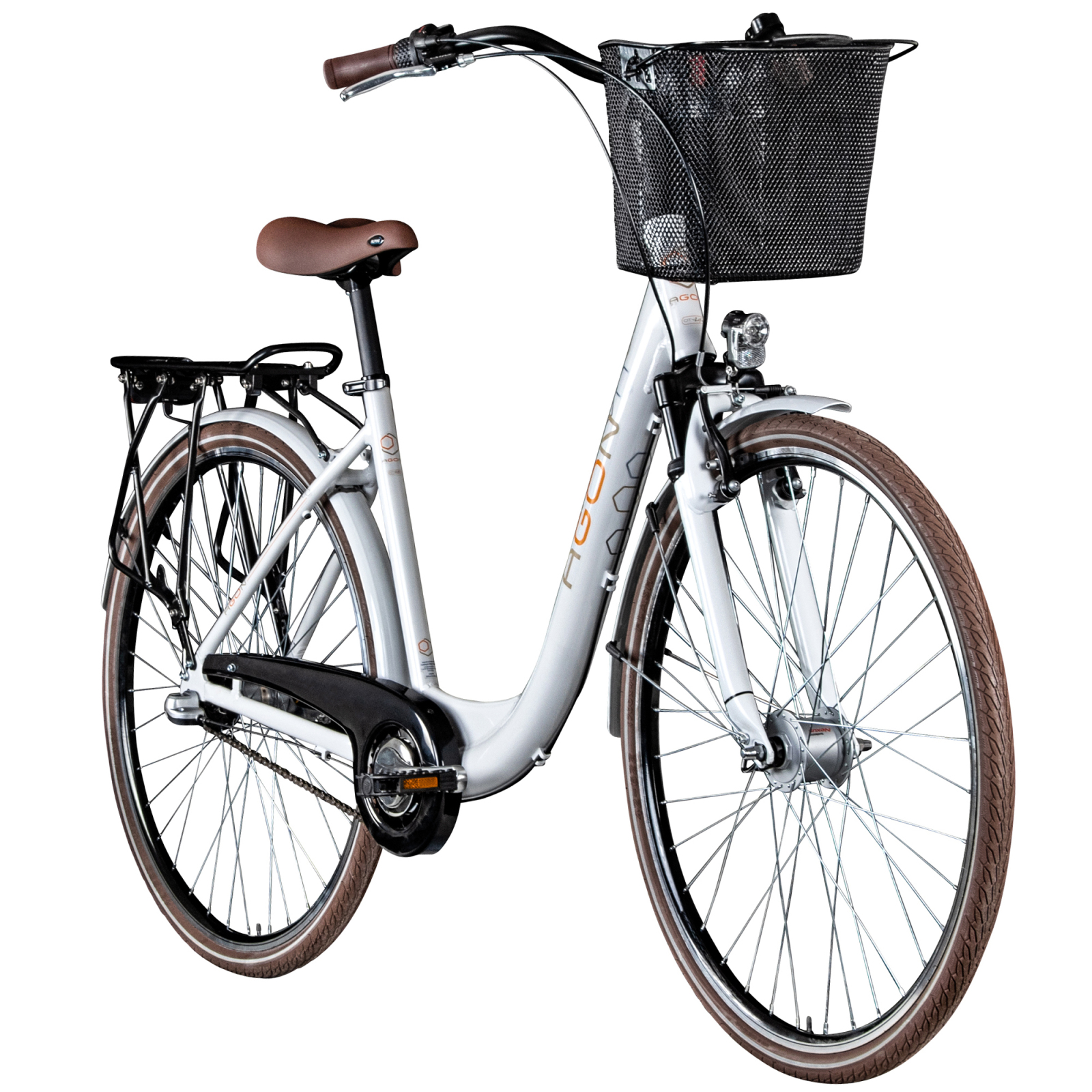 Zündapp City Bike AGON Unisex 28'' - weiß - 48 cm Rahmenhöhe