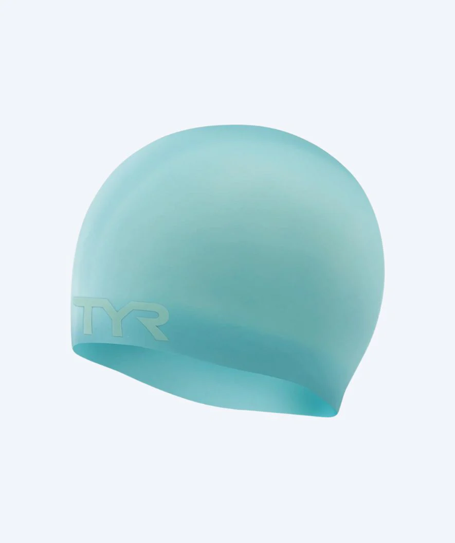 TYR badehætte - Silicone - Lyseblå