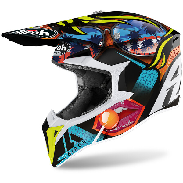 Airoh - Casque Wraap Lollipop Noir / Multicolore