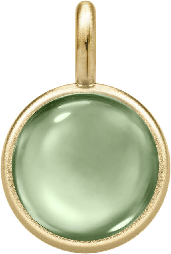 Julie Sandlau Prime pendant - Gold Green amethyst
