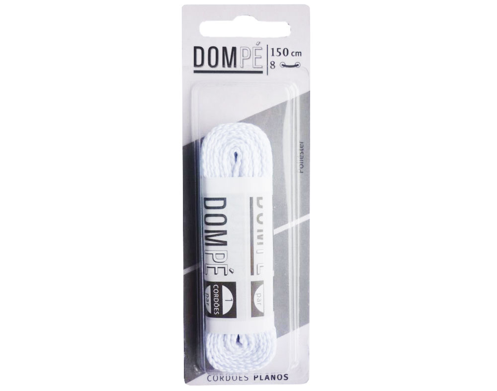 CORDÃO PLANO DOM PÉ BRANCO 150CM