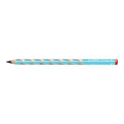 STABILO Easy Graph - Crayon à papier HB - pour droitier - bleu clair