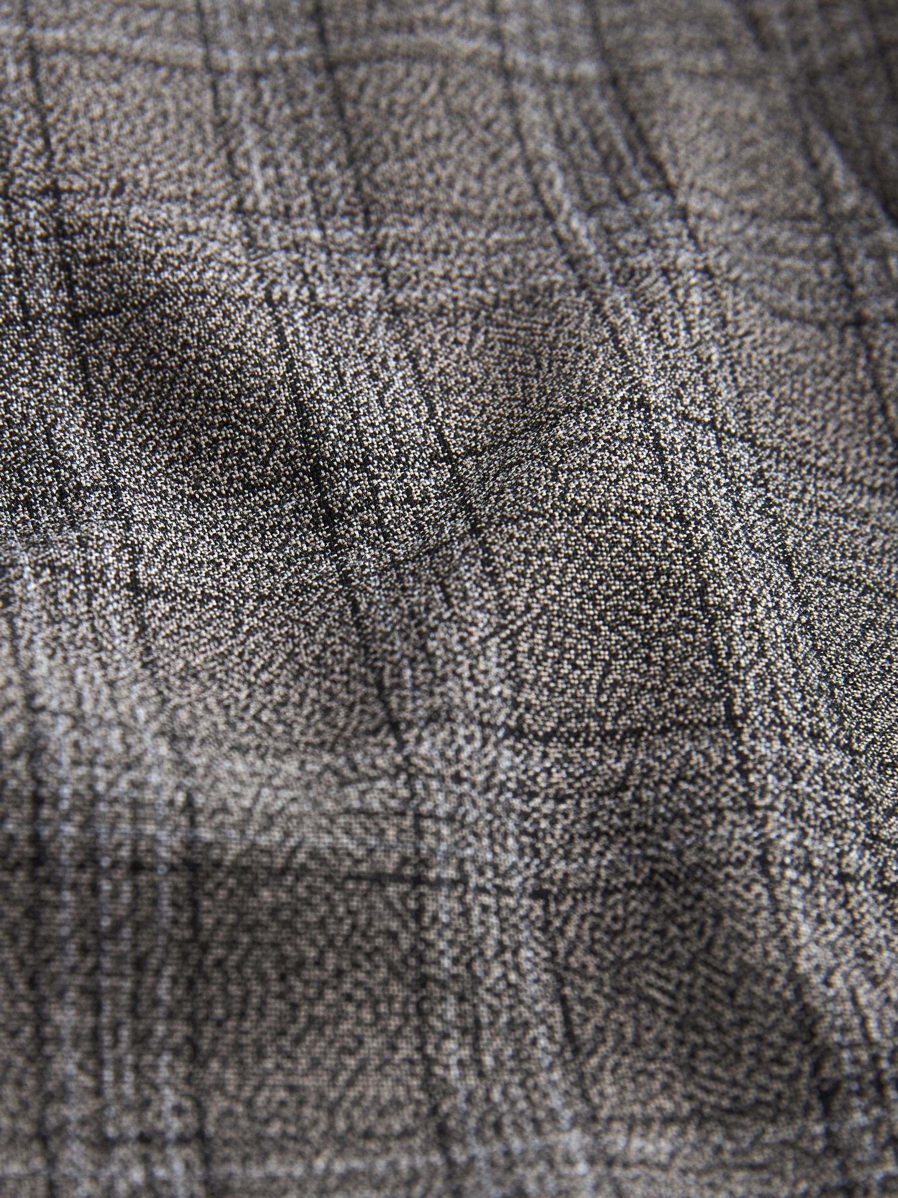 Grijs geruit - Skinny - Geruite modieuze broek
