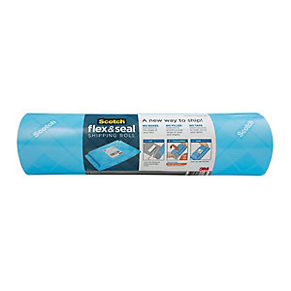 Scotch Rouleau d'expédition Flex Seal - 38 cm x 3 m - Bleu