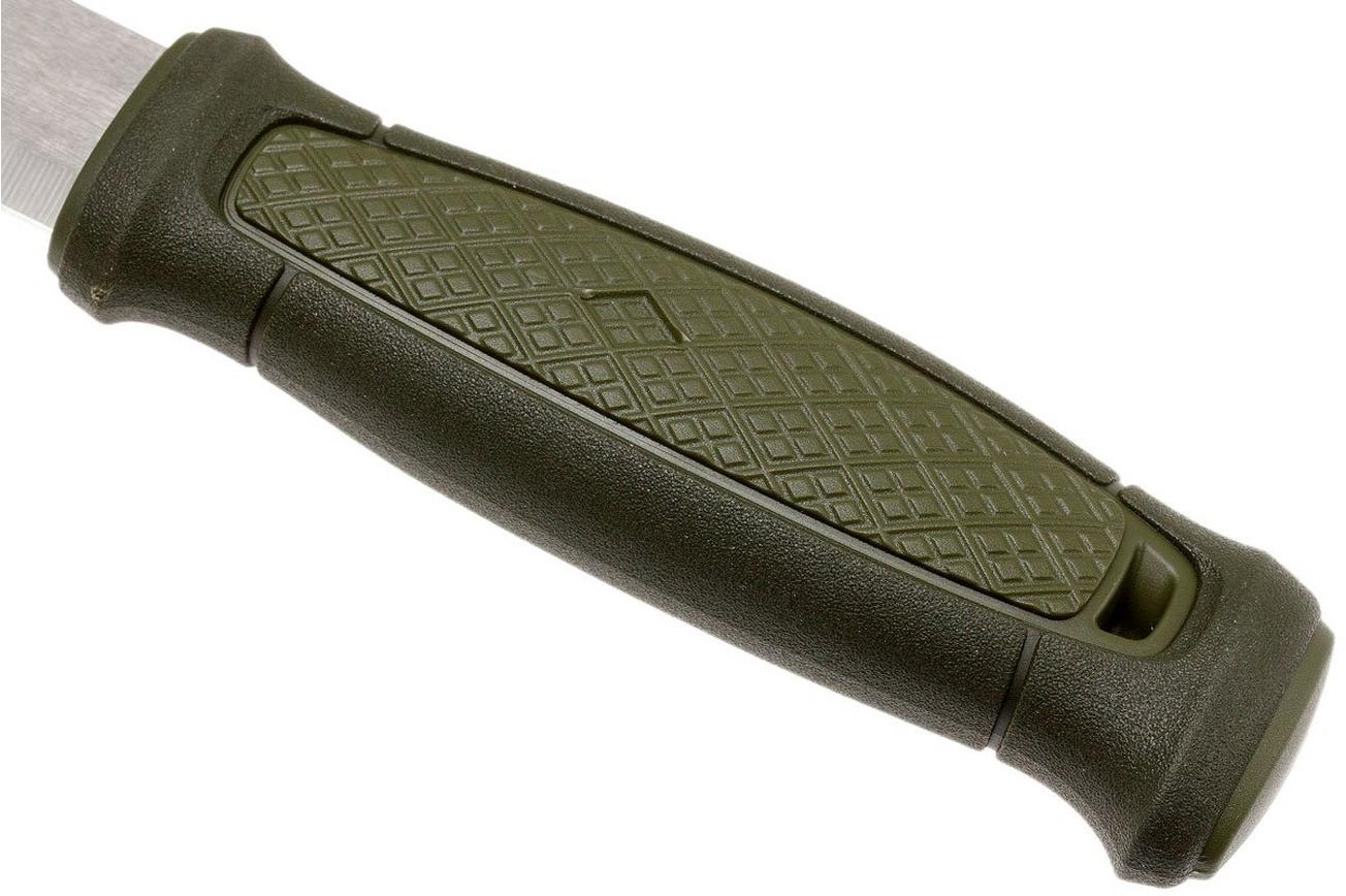 Mora Kansbol 12634 bushcraftmes met schede, groen