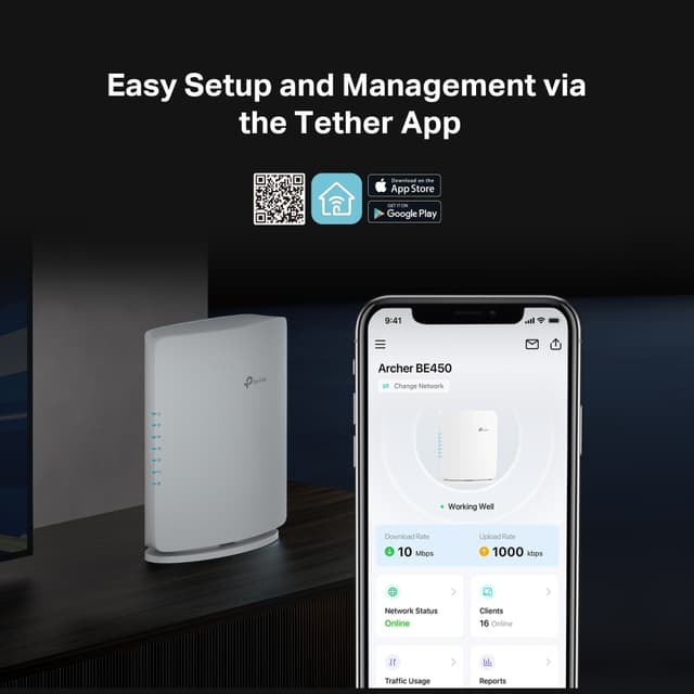 TB-Link Archer BE450 WiFi 7-router