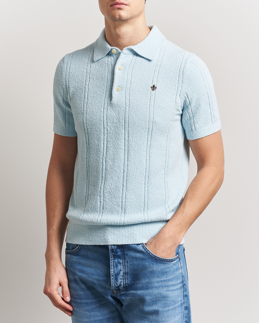 Morris Sandy Polo Shirt Light Blue