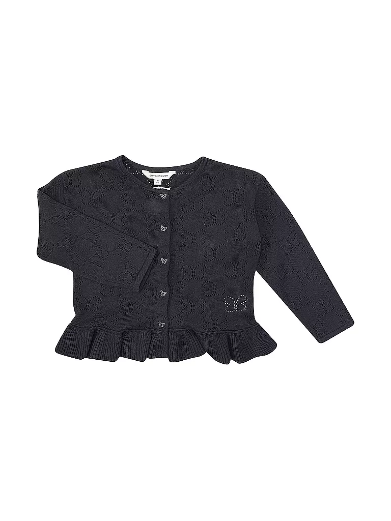TOM TAILOR Mädchen Strickjacke dunkelblau