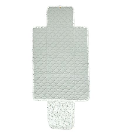 Cam Cam Wickelauflage - Quilted - Green Blätter